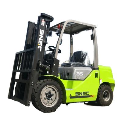 China 2065mm Mast Height 3.5 Ton Mini Rough Terrain 4x4 Diesel Forklift with Container Mast for sale