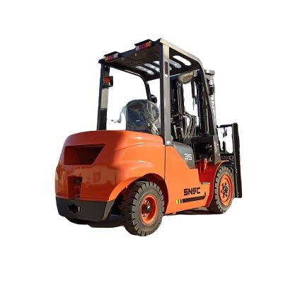 China Schlepphauer FD35 3,5 Tonnen Schwergelände-Forklift mit japanischem Motor und Seitenschalter zu verkaufen