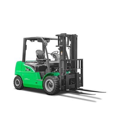 China 5 Ton Capacity Lithium Ion Battery Forklift Trucks Air / Solid Tire en venta