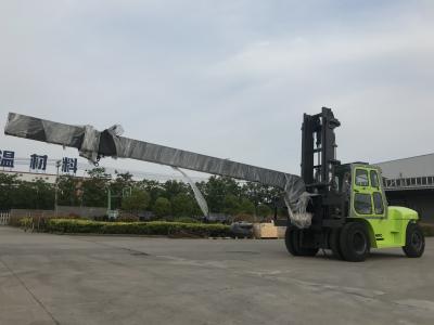 Chine Camion élévateur à double mât à moteur diesel de 10 tonnes avec échafaudage en verre à vendre