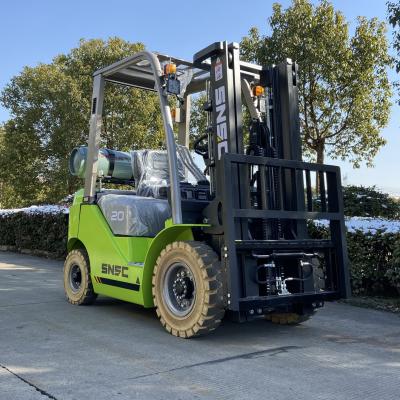 Κίνα Ιαπωνία Nissan Engine FL20 2 τόνων LPG Gas Forklift Διπλό καύσιμο φορτηγό προς πώληση