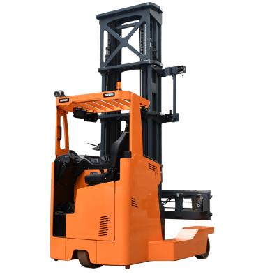 China 2.5 Ton 3 Ton Electric Forklift Narrow Multi Directional For Long Material Handing for sale