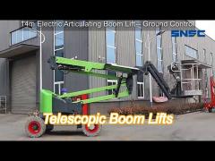 14m 18m 20m articulating electric boom lifts with auto hydraulic transmission best choice