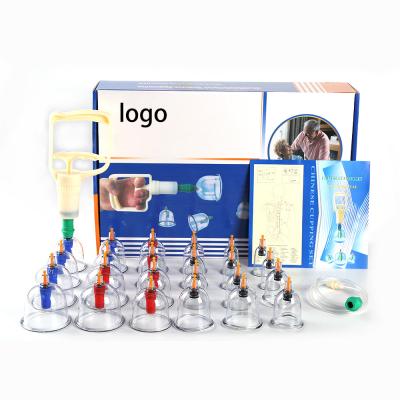 China Sistema de ahuecamiento de Hijama del masaje plástico 6/12/24PCS para aliviar reumatismo en venta