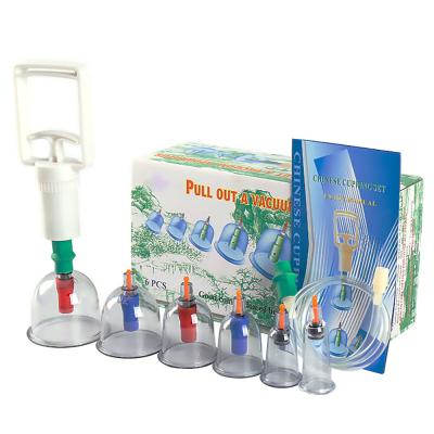 China Sistema de ahuecamiento plástico de 12PCS Hijama para el masaje del cuerpo en venta