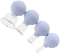 China 4 PC Anticellulite-höhlender Therapie-Satz, Gesichtskörper-Massage-Saugschalen-Kit Natural Pain Relief Wrinkles-Reduzierung zu verkaufen