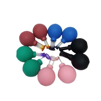 China Silicone4pcs vormt de Gezichtsmassage het Tot een kom vormen Therapie Vastgestelde anti-Veroudert Massage Silicone Vacuüm Schoon tot een kom Kit For Face With Facial Te koop