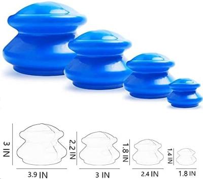 China 4 PCs-de Zuiging van het Groottesilicone de Vacuüm het Tot een kom vormen Koppen van de Massagetherapie naar huis Geplaatst Gebruik die Kit For Cellulite Reduction tot een kom vormen Te koop