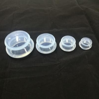 Cina Tazza pieghevole Cina ritrattabile Sullpier del silicone di massaggio di aspirazione di vuoto delle tazze di massaggio del silicone di buona qualità 4pcs in vendita