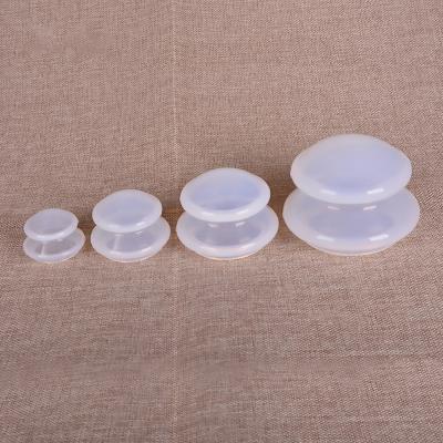 China la terapia de ahuecamiento 4pcs fijó las tazas de ahuecamiento de la terapia del masaje del vacío de la succión del silicón fijó el uso en el hogar que ahuecaba a Kit For Cellulite en venta