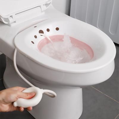 China Portable Folding Yoni Seat Vaginal Steaming Seat Female Yoni Steam Herbs Seat Sitz Bath Toilet Postpartum Care for sale