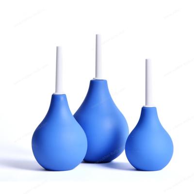 China Traveling Large Silicone Rubber Enema Bulb 210ml Reusable For Anal Clean for sale