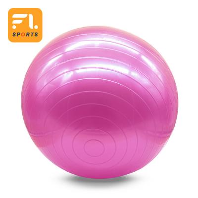 Chine Taille standard fluorescente éclatée rythmique de boule d'exercice d'appui vertical de danse de PVC anti à vendre