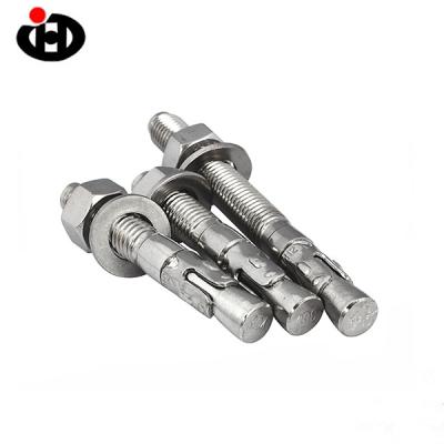 China High Tensile Ground Bolt M16 Expansion Steel Anchor Fastener High Tensile Wedge Anchor for sale