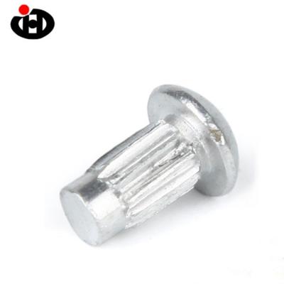 China JINGHONG high quality stainless steel knurled round head solid rivets for sale