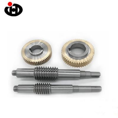 China JINGHONG CNC Center Parts Aluminum Worm Gear Durable Rotating Lifting Mechanism for sale