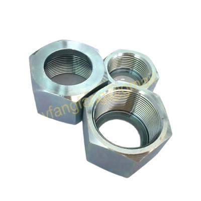 China Water / Oil / Gas Hydraulic Hex Nut M20x1.5 S24 Loose Nut Crimp On Nipple for sale