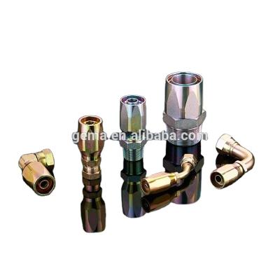 China One Piece Hydraulic Hose Crimping Hydraulic Metric Threaded Hydraulic Hose End Fittings Fitting for sale