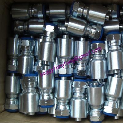 China Metric Steel One Piece Fittings Parker Fittings , Hydraulic Ferrule Parker Hydraulic Fitting Ferrule Bauer Hose Fitting for sale