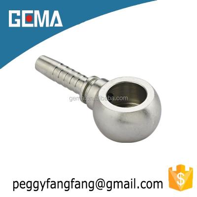 China 70011 Hydraulic Fittings Carbon Steel Hydraulic Fittings Galvanized Metric Banjo Pipe Banjo By CNC Machine for sale