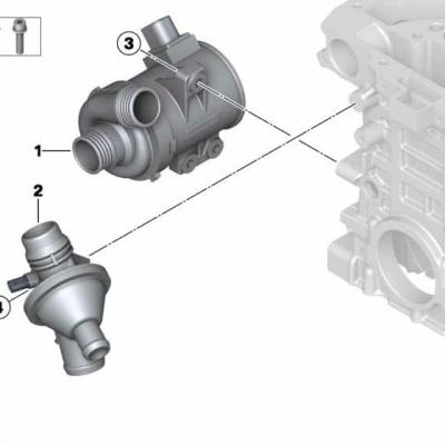 China N20 F11 F35 F52 E70 F15 F36 E84 car engine electric control water pump for BMW F18 roadster 11517604027 Z4 (E89) water pump11518635089 11518625097 for sale