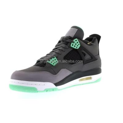 China Cushioning 2022 Retro Trends Green Glow 4s Mens Sneakers Basketball Shoes Air Sports Shoes Fashion Sneakers For Men High Quality for sale