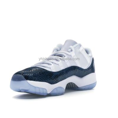 China 2022 hot sale men's cushioning branded shoes 11 casual sneakers aj retro bass navy snake zapatos de baloncesto for sale