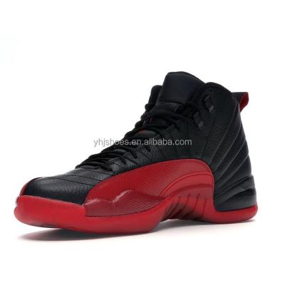 China 2022 Best Selling Retro Sport Men's Casual Shoe AJ12 Sneakers Flu Game Basketball Shoes Man Casual Reverse Cushioning for sale