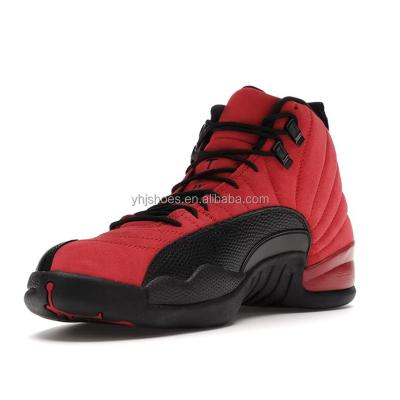 China Cushioning high quality OG mens fashion sneakers brand sports shoes retro aj12 flu reverse game basketball shoes mens trainers for sale