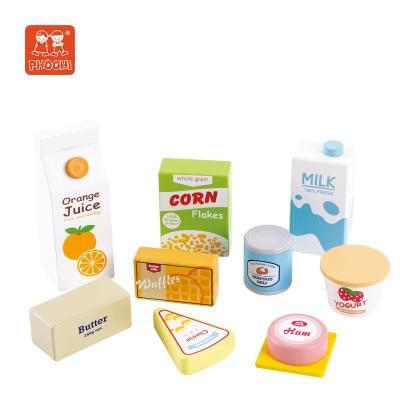 China Wooden Kids Toy Play Food Kitchen Kitchen Toys For Children Play Food Set for sale