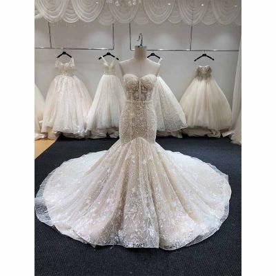 China Vintage hot sale wedding dress plus size mermaid wedding bridal bridal wedding dress plus size anti-static wedding dress wilderly SULI 6229 for sale