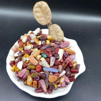 China Europe Polished Mookaite Crystal Chips Tumbled Stones Mookaite Gravels for sale