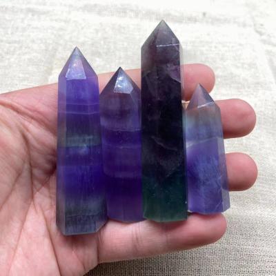 China Europe Crystal Towers Fluorite Stone Towers Healing Stones Craft Unique Gemstones Gifts Souvenir for sale