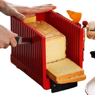 China Portable and Sustainable Single Convenient Manual Bread Slicer for sale