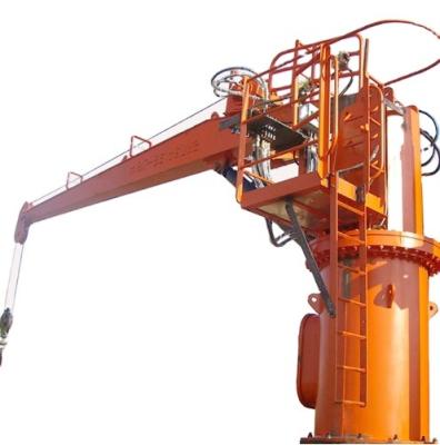 Κίνα Electric Ship Deck Crane Hydraulic Telescopic Boom Crane 1.5t 15m προς πώληση