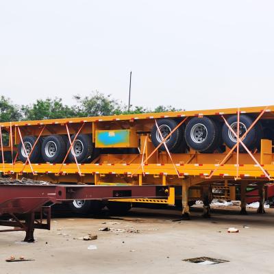 Китай Hydraulic Extendable 3 Axle 60ton Gooseneck Low Boy low bed trailer 100 ton Lowboy truck trailer long vehicle продается