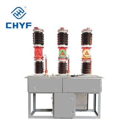 China Yufeng High Quality Copper Cabinet ZW7-40.5 SF6 Outdoor Central High Voltage Pole Mounted Vacuum Circuit Breaker Switch for sale