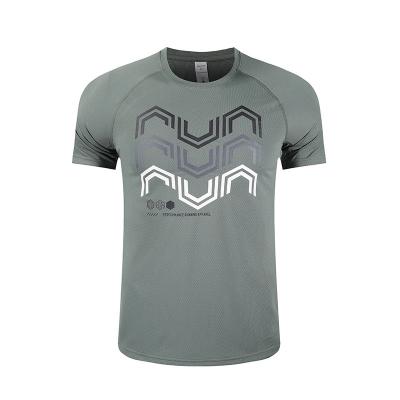 China QUICK DRY summer breathable ice sweat sports outdoor mens t-shirt wicking round neck cold feeling short sleeve fitness cycle fast dryin for sale