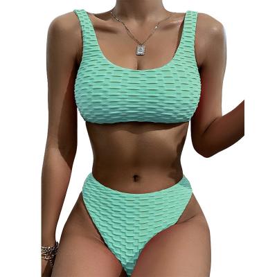 China 2021 Women Summer Two Piece Sexy Bikini Vendors Breathable Custom Wholesale 2 Piece Swimwear Swimsuits for sale