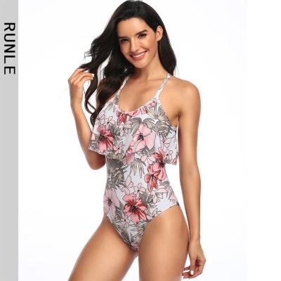 China QUICK DRY hot selling comfortable and soft two piece printed swimsuit for pregnant women for sale