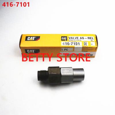 China Original And New Diesel Common Excavator 416-7101 Engine Fuel Injection Rail Valve 4167101 High Speed ​​Steel Limiting Pressure Valve for sale