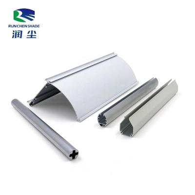 China Modern 6063 aluminum alloy roller shade components, roller shade bottom rail, aluminum shade accessories for sale