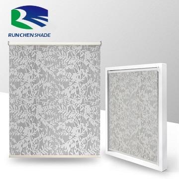 China RunChen Custom Solar Roller Blinds100% Blackout Roller Blinds Double Roller Shade Fabric Modern Plug-In Solar Cloth Wholesale Modern for sale