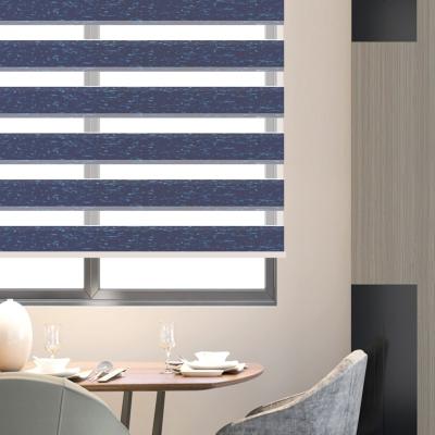 China RunChen Modern Zebra Blinds Blackout Roller Electric Motorized Automatic Cordless Window Zebra Blinds Shades for sale