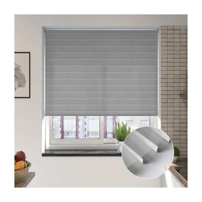 China RunChen Shangri-La Modern Nice Blinds With Shangri-La Fabric Remote Control 100% Automatic Blinds Polyester Blind New Interior Designs for sale