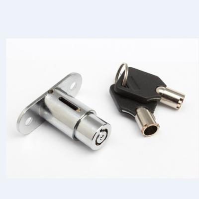 China HS212 Housing And Cylinder D19x25 Zinc Alloy Die Cast Zinc Alloy Pin Locks Use For Metal Cabinet Push Button Lock for sale