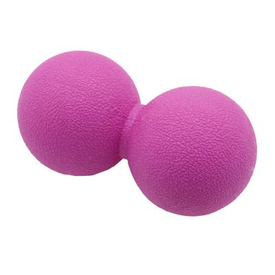 China High Elasticity Custom Logo Peanut Lacrosse Ball Yoga Therapy Massage Ball for sale