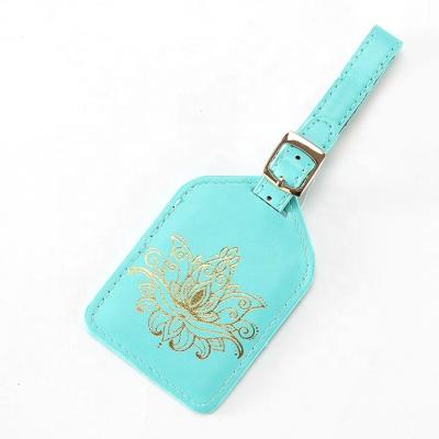 China Eco-firendly Wholesale Customized Leather Travel Luggage Tag Baggage ID Tags for sale