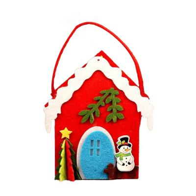 China Customized Wholesale Eco - Friendly Disposable Christmas Gift Bags Personalized Felt Candy Bag For Kids for sale