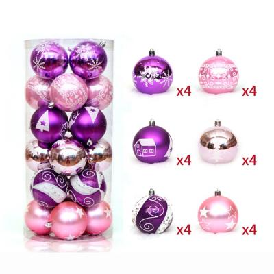 China Factory Direct Sale Eco-friendly Christmas Tree Decor Plastic Christmas Ornaments Hanging Christmas Ball for sale